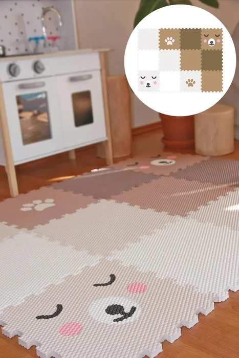 Minideckfloor podlaha 12 dílů s motivy zvířat
