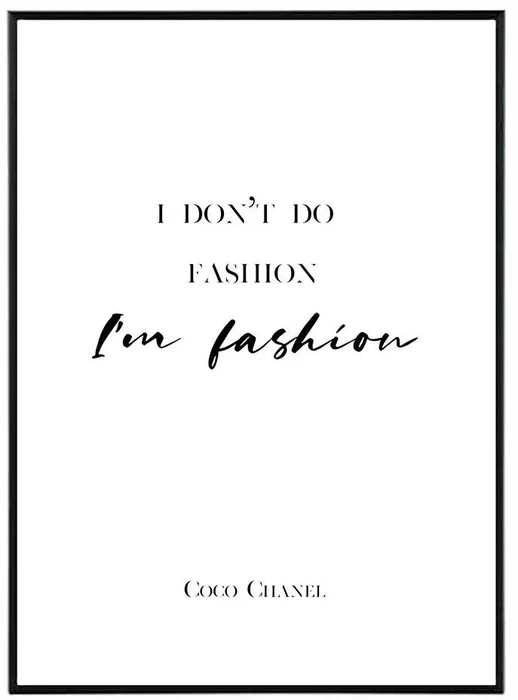 Minimalistický Artprint Fashion 30x40 cm