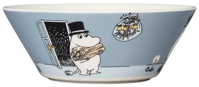 Miska Moominpappa 15 cm šedá