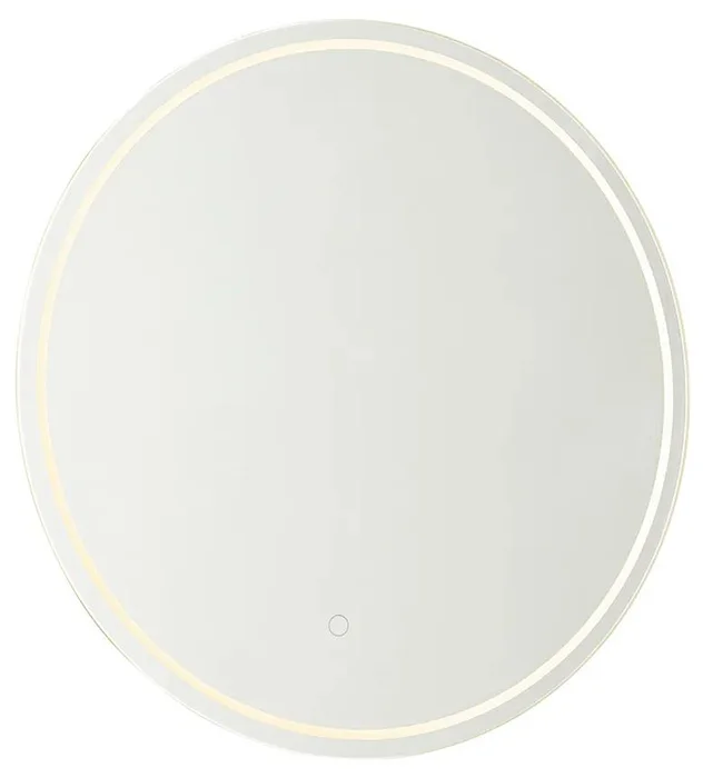 Moderní koupelnové zrcadlo 60 cm s LED a stmívačem