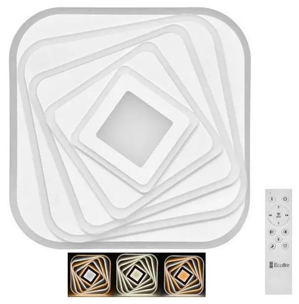 Moderní LED stropní svítidlo s stmíváním a dálkovým ovládáním