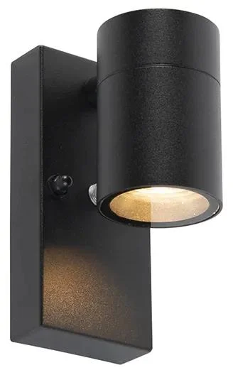 Moderní venkovní nástěnná LED lampa s senzorem soumraku