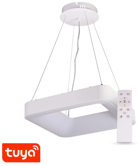 Moderní závěsné chytré LED osvětlení ZULU 60W s CCT a Bluetooth ovládáním