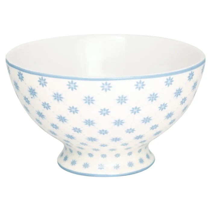 Modrá porcelánová miska na polévku Green Gate Laurie 15 cm