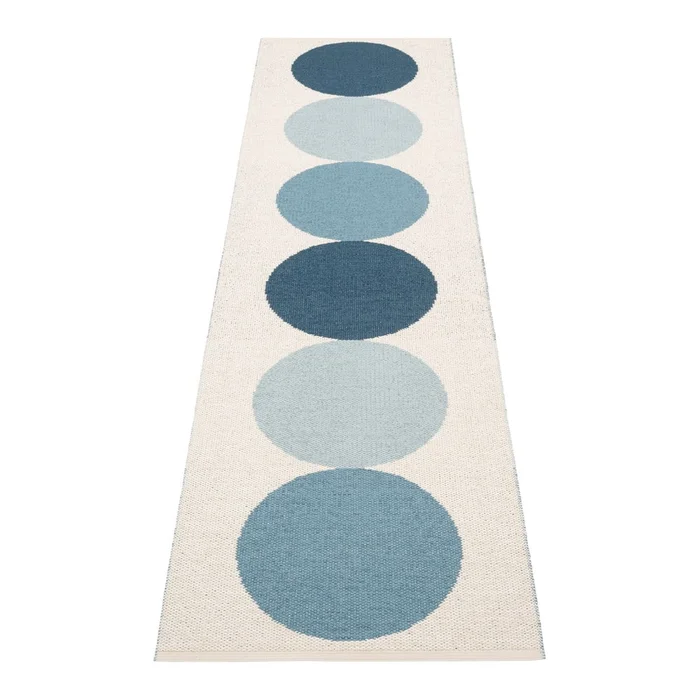Modro-krémový vnitřní a venkovní běhoun 70x280 cm Otto Sky