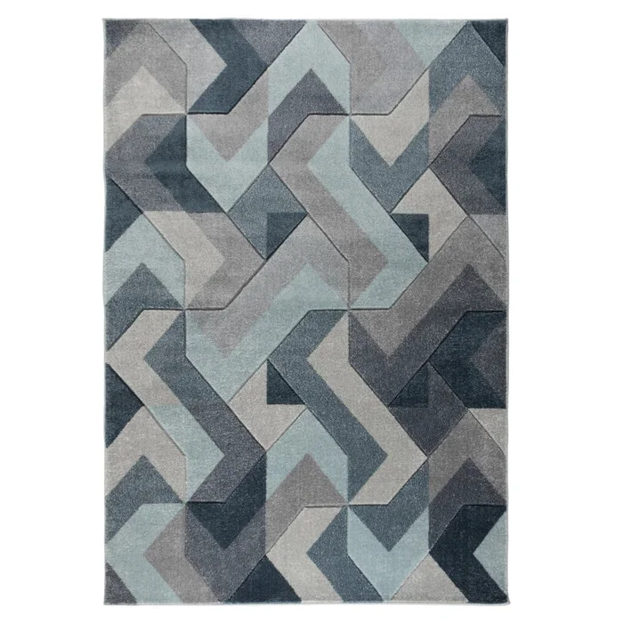 Modro-šedý koberec Aurora 160x230 cm
