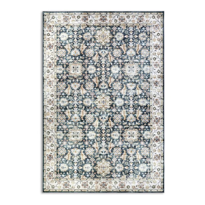 Modrý koberec 160x230 cm Saveh Blue Cream