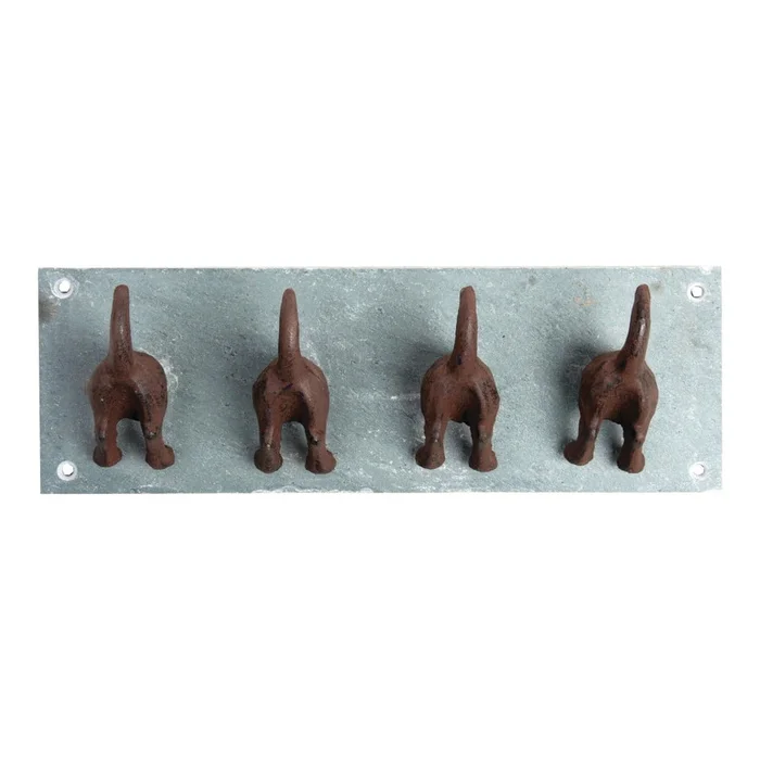 Modrý kovový věšák Dogs Esschert Design
