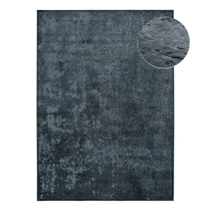 Modrý viskózový koberec Universal Margot Azul 60x110 cm