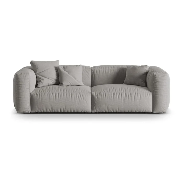 Modulární šedá pohovka Martina 240 cm Micadoni Home