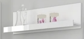 MOLTENO police nástěnná, bílý lesk