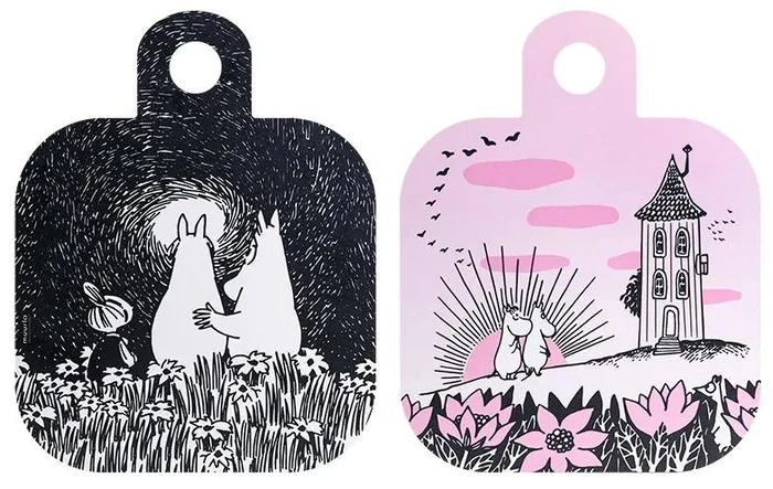 Moomin Přátelství Krájecí a Servírovací Prkénko 25x32cm