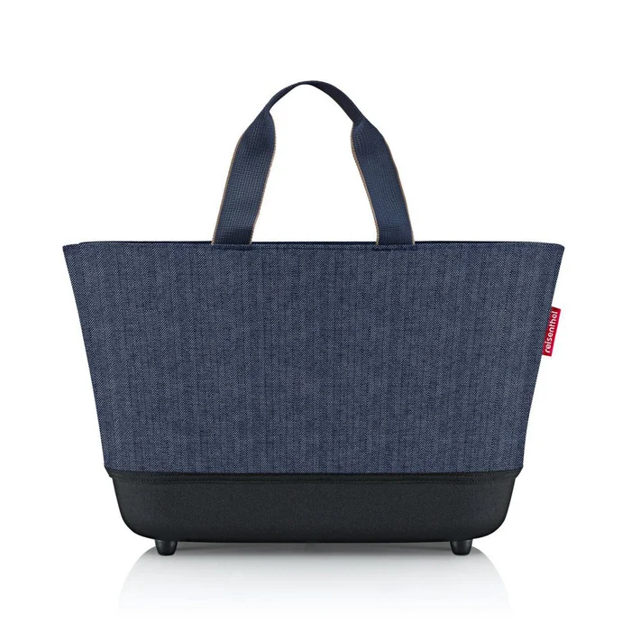 Nákupní košík Reisenthel Shoppingbasket Herringbone tmavě modrý