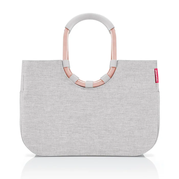 Nákupní taška Loopshopper L Frame Twist Sky Rose