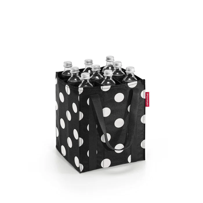 Nákupní taška na lahve Bottlebag Dots White