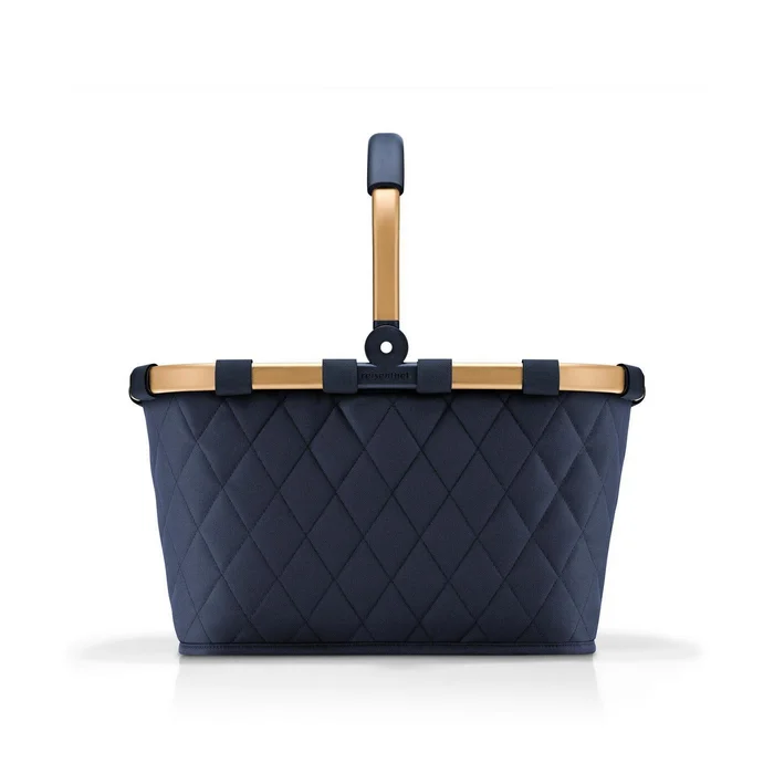 Nákupní taška Reisenthel Carrybag Frame Rhombus Midnight Gold