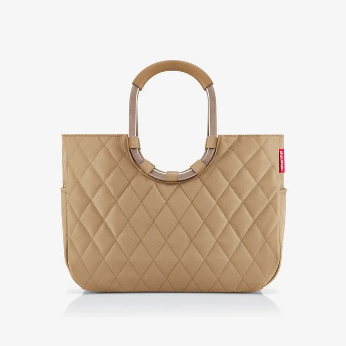 Nákupní taška Reisenthel Loopshopper L Frame Rhombus zázvorová