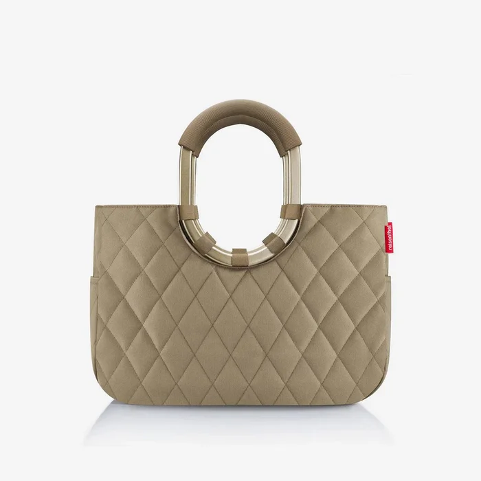 Nákupní taška Reisenthel Loopshopper M Frame Rhombus Olive