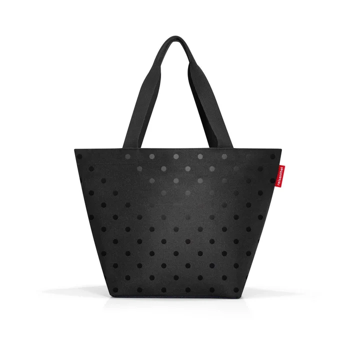 Nákupní taška Reisenthel Shopper M Glossy dots černá