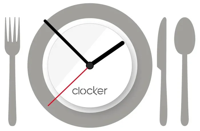 Nalepovací kuchyňské hodiny Cutlery
