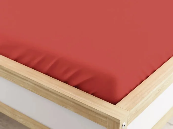 Napínací mikrovláknové prostěradlo korálové 90x200 cm