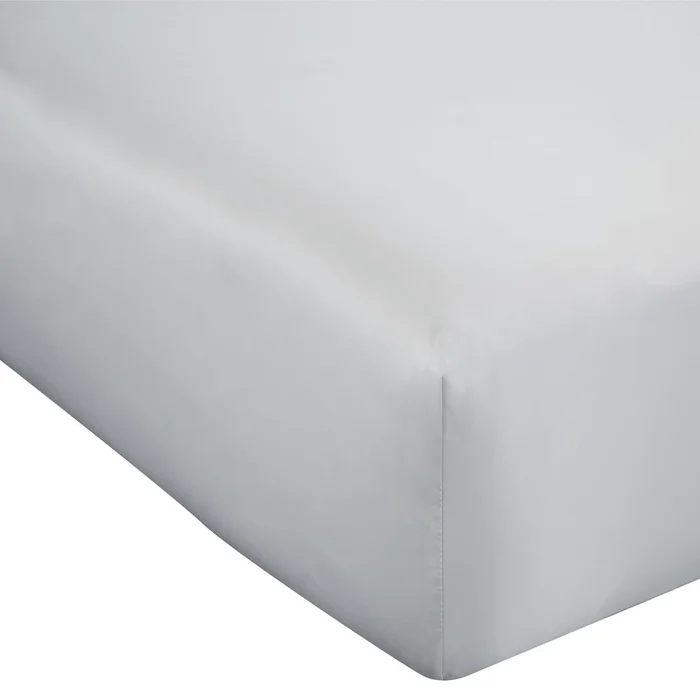 Napínací prostěradlo 135x190 cm šedé Silky Soft