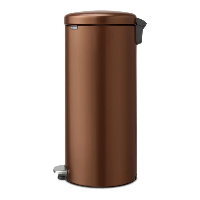 Nášlapný ocelový odpadkový koš 30 l Brabantia NewIcon bronzový