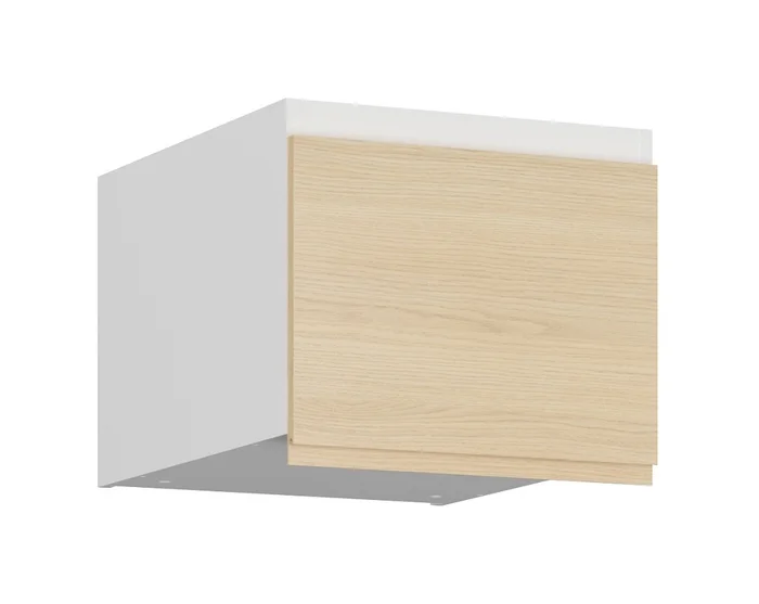 Nástavec ZAIRE 1D pro skříň - alpská bílá / dub Vincenzo