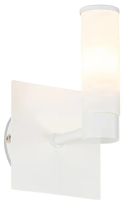 Nástěnná koupelnová lampa IP44 bílá