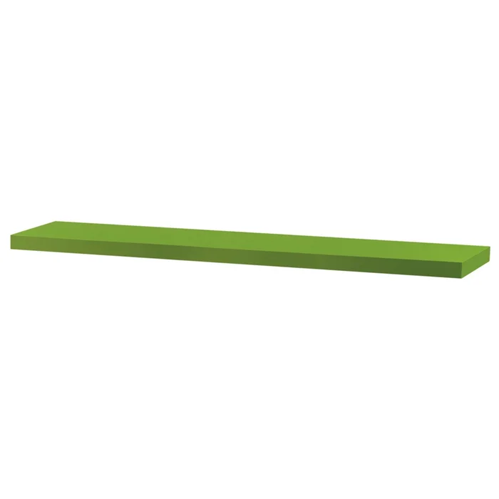 Nástěnná polička Stefan 120 cm zelená
