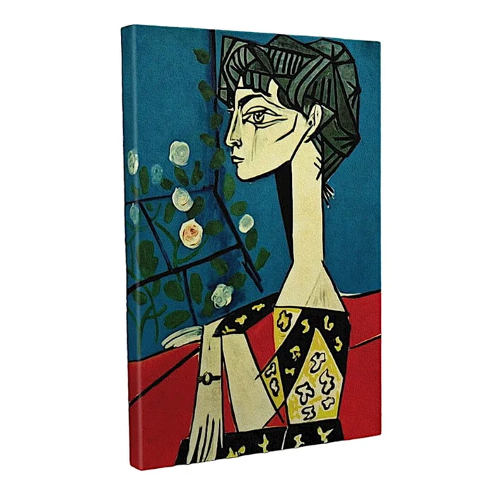 Nástěnná reprodukce Picasso Jacqueline with Flowers 30x40 cm