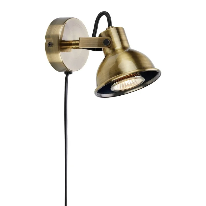 Nástěnné bronzové svítidlo Rocco