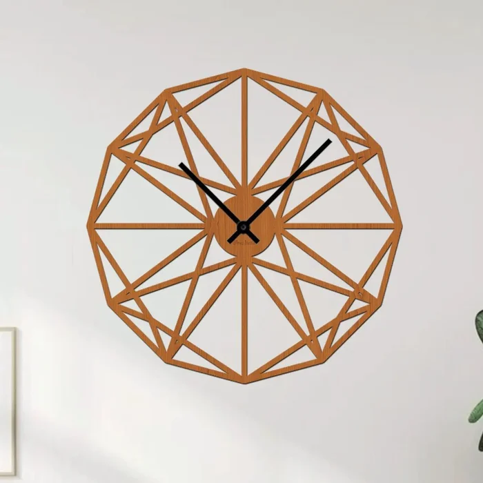 Nástěnné hodiny KONSTRUKT – Dřevo života, 50x50 cm, výběr barvy dekoru