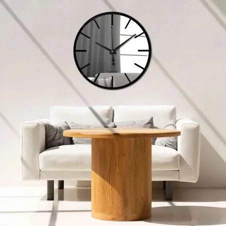 Nástěnné hodiny z akrylátového skla – moderní design, černé, bílé a zrcadlové provedení
