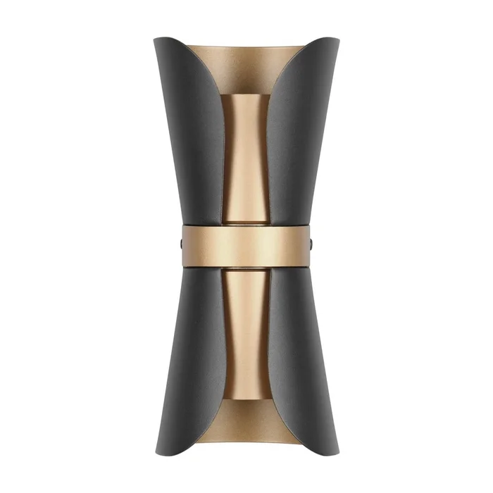 Nástěnné svítidlo Coat Trio černo-bronzové