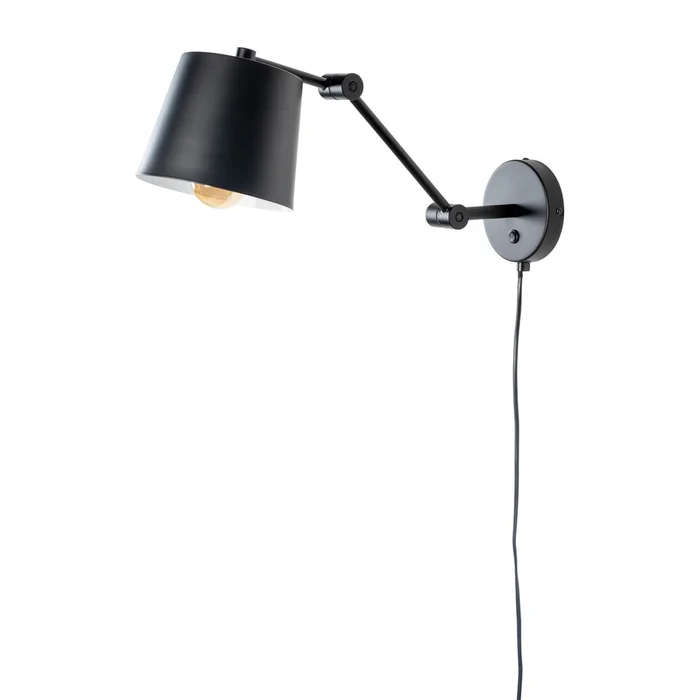 Nástěnné svítidlo Hajo Black