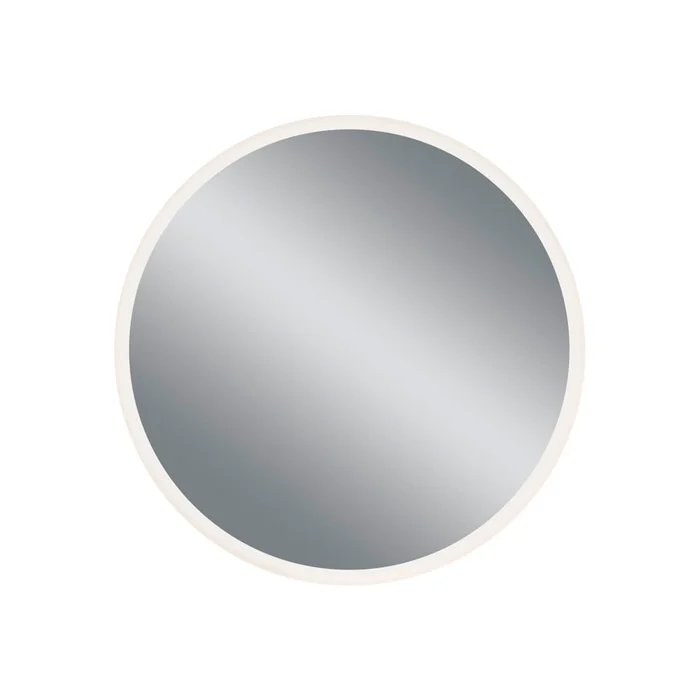 Nástěnné zrcadlo Aurora s osvětlením, průměr 60 cm