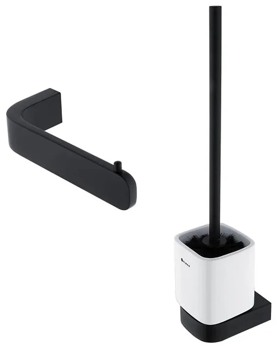 Nástěnný set WC s štětkou a držákem papíru NIKAU