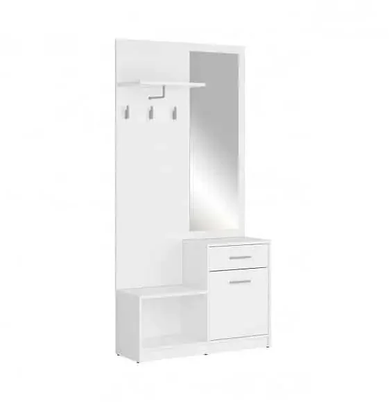 Nepo Plus Předsíňová stěna PPK – bílá