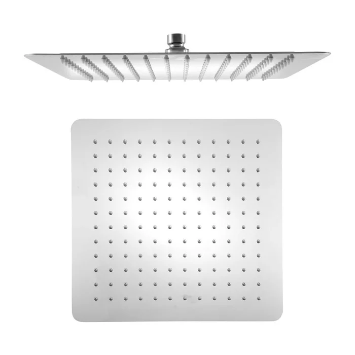 Nerezová hlavová sprcha Slim v lesklém stříbrném provedení