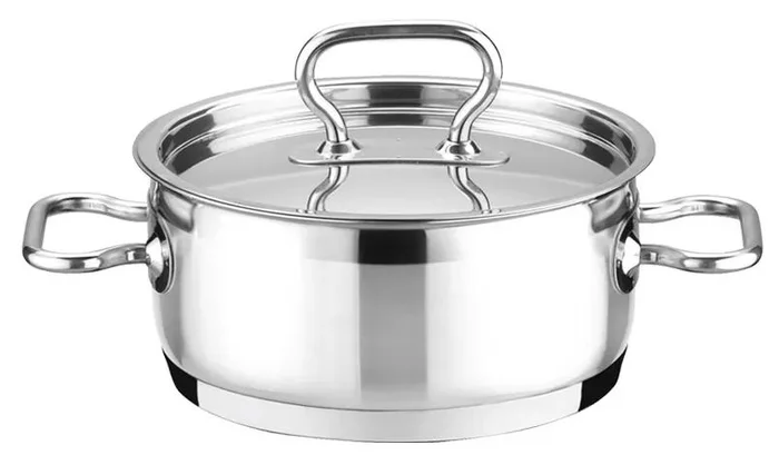 Nerezový kastrol s poklicí 14 cm, 1 litr