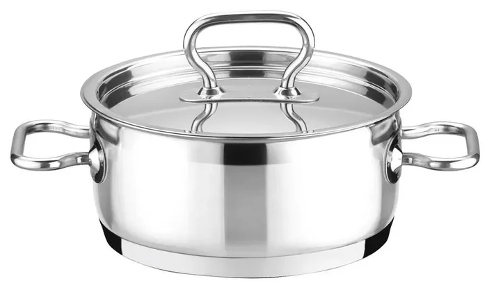 Nerezový kastrol s poklicí 20 cm, 3 litry
