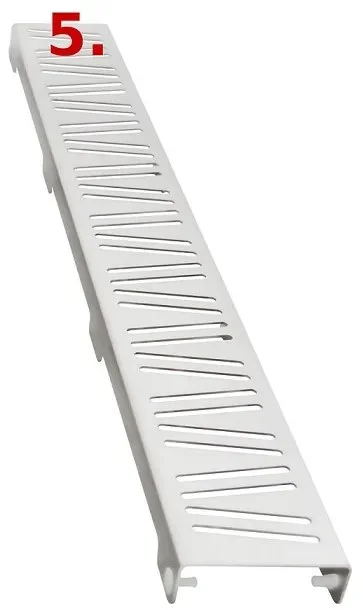 Nerezový rošt pro sprchové žlaby 60 cm