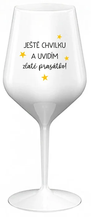 Nerozbitná bílá sklenice na víno 470 ml
