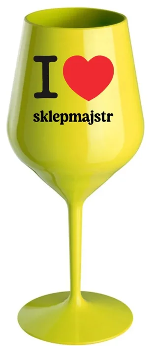 Nerozbitná sklenice I Love 470 ml