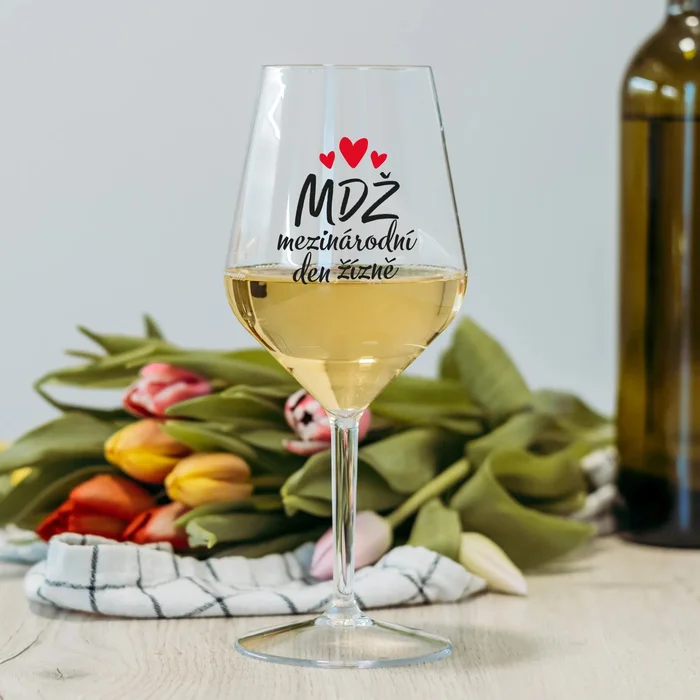 Nerozbitná sklenice na víno 470 ml - MEZINÁRODNÍ DEN ŽÍZNĚ
