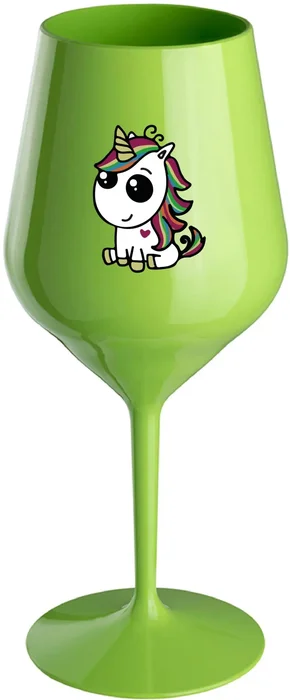 Nerozbitná sklenice na víno DUHOVÝ JEDNOROŽEC 470 ml