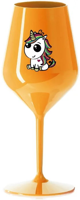Nerozbitná sklenice na víno DUHOVÝ JEDNOROŽEC, 470 ml