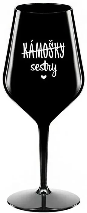 Nerozbitná sklenice na víno Kámošky a Sestřičky 470 ml