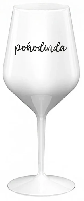 Nerozbitná sklenice na víno POHODINDA, 470 ml